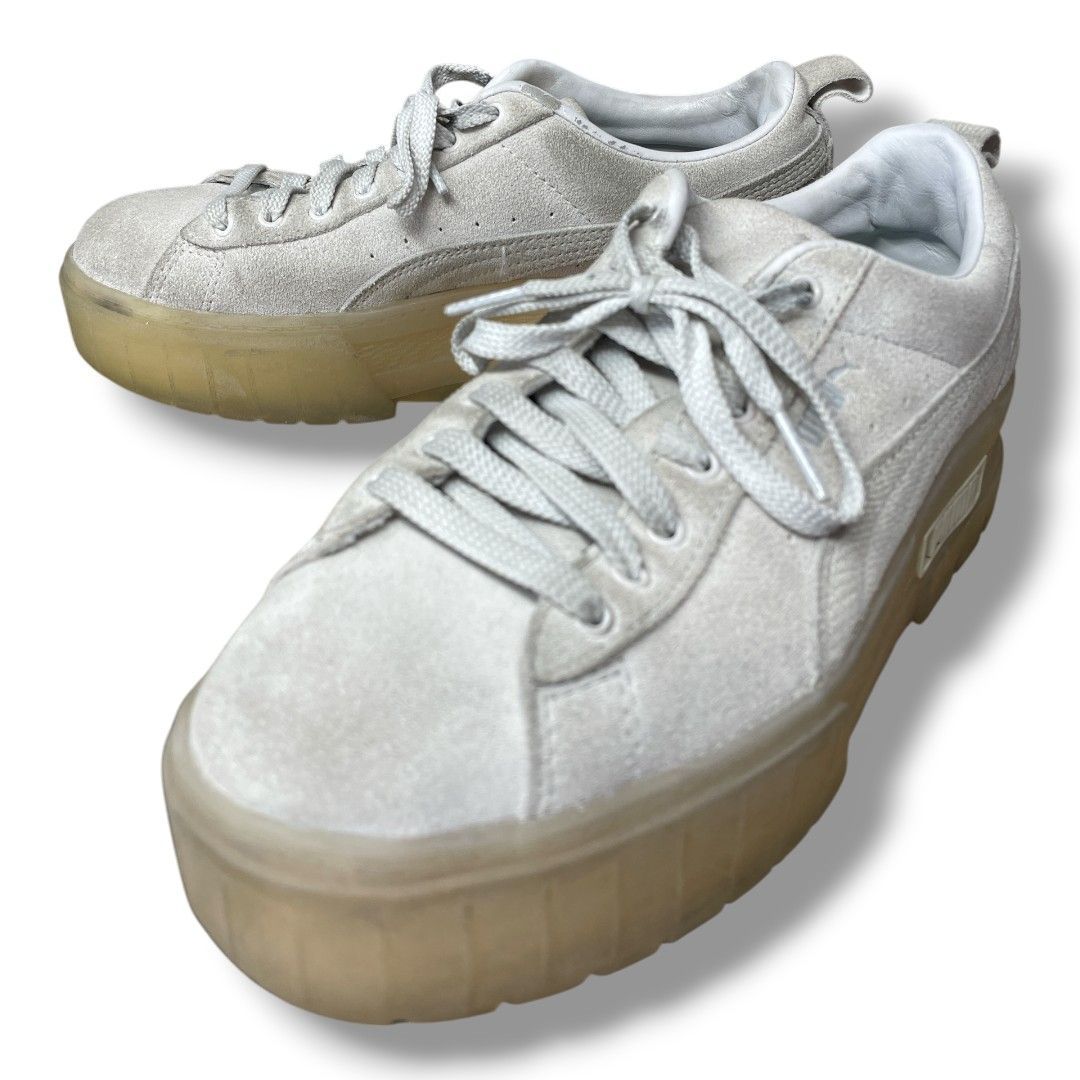 【むーみー】 0484. puma clyde × xlarge × mita sneakers whisper white