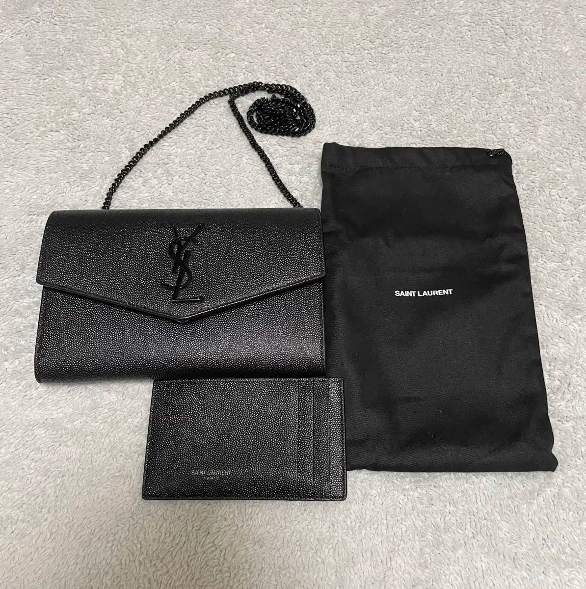 Saint Laurent サンローラン アップタウン チェーン クロスバッグ 607788