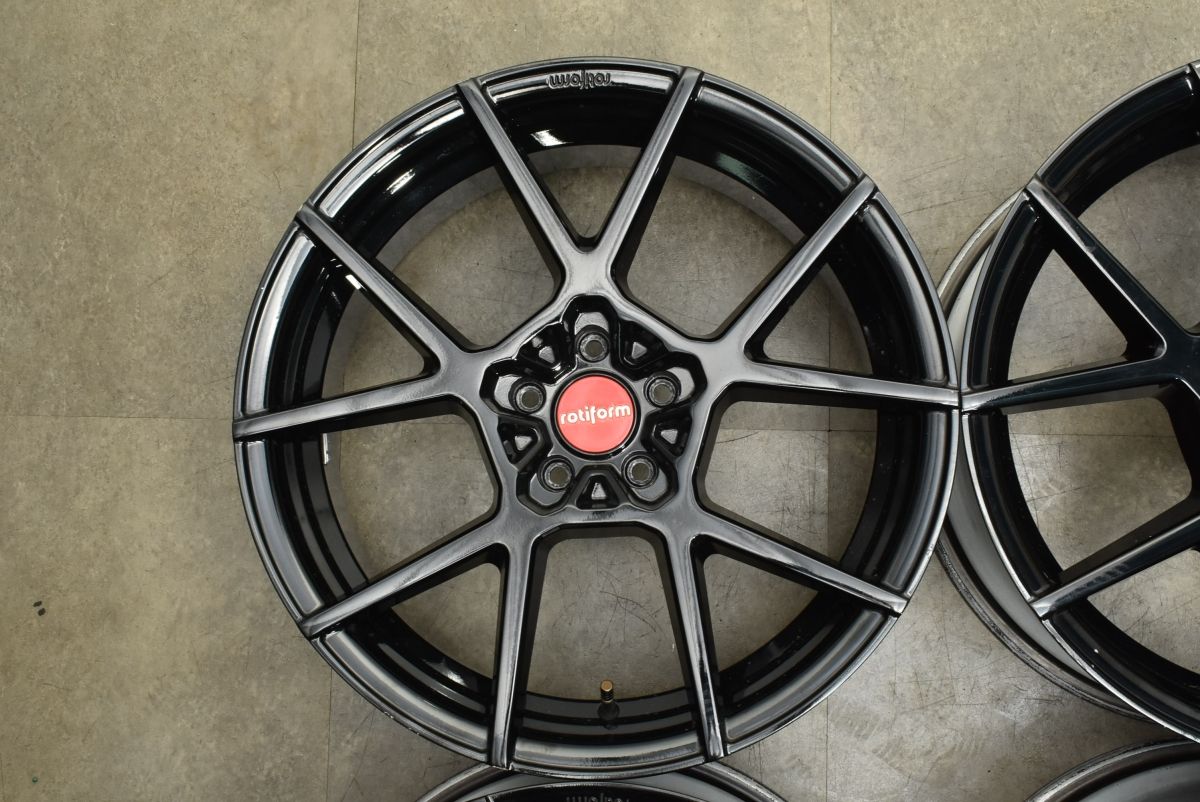 美術 程度良好品 ロティフォーム rotiform KPS 20in 8.5J 35 PCD112 4本 ベンツ 177 Aクラス BMW F40 1シリーズ VW ゴルフ アウディ A4 S4