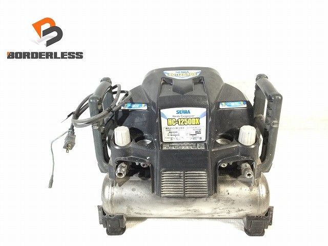 品 SEIWA 精和産業 セイワ ハンディーコンプレッサー HC-1250DX 一般圧2口 エアーツール 塗装 電動 エアコンプレッサー117472