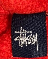 新品！OLD STUSSY ステューシー 90s 中期 パーカー 赤 紺タグ