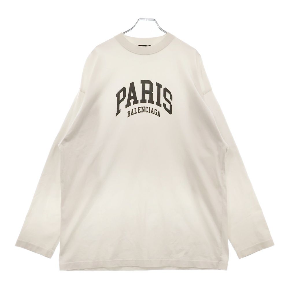 BALENCIAGA (バレンシアガ) 22SS PARISプリントオーバーサイズ長袖 
