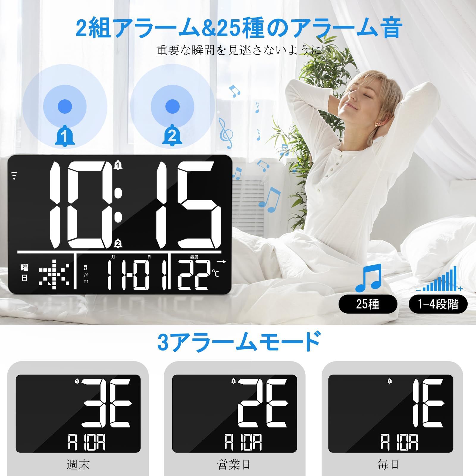 音声アナウンス 置き掛け兼用