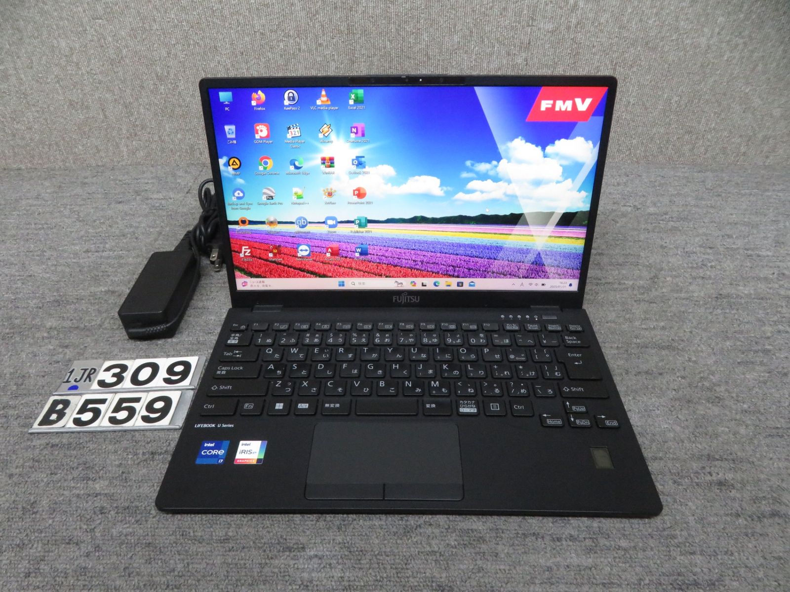 富士通 U9312/KW i7-1265U 256GB Office lifebook u9312 ノート