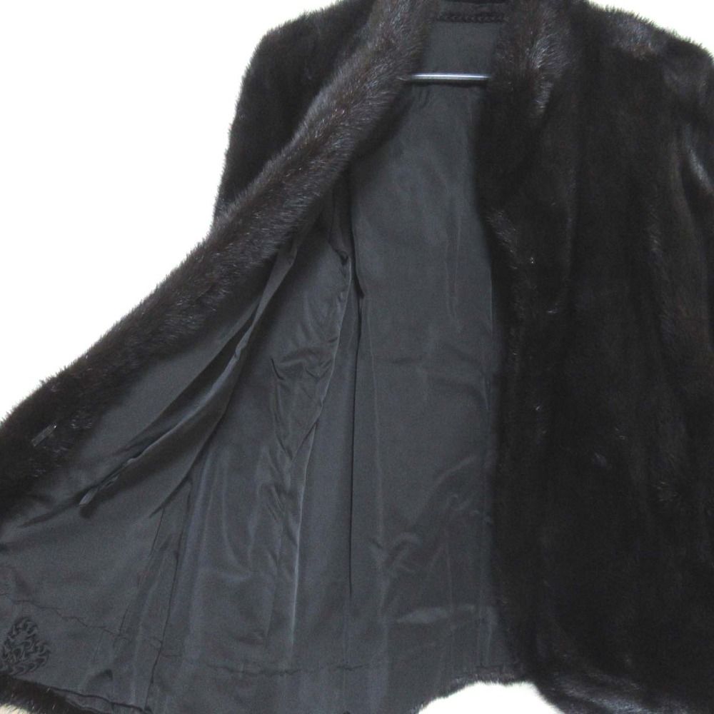 fur DAIMARU ミンク リアルファー ショートコート 11号 ブラウン おすすめネット fur DAIMARU ミンク リアルファー ショート