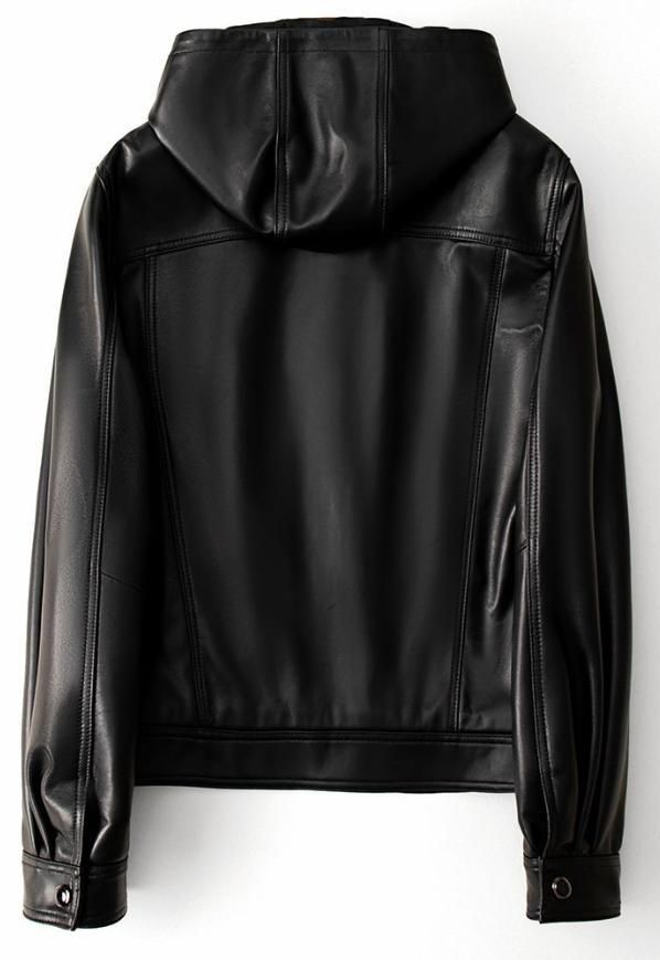 超ソフトなラムレザージャケット黒