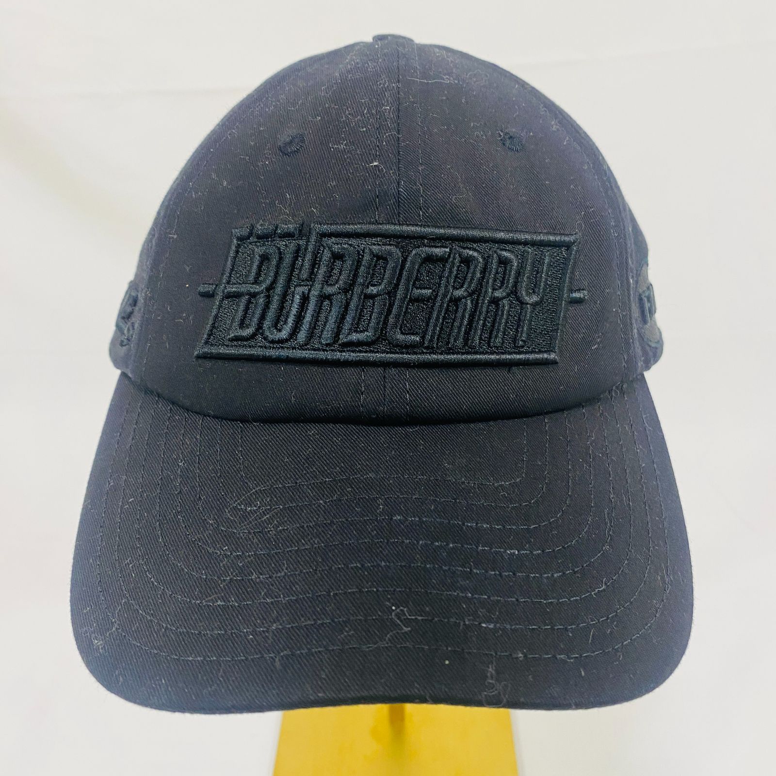 美品 BURBERRY バーバリー ロゴ ワッペンデザイン ベースボール 