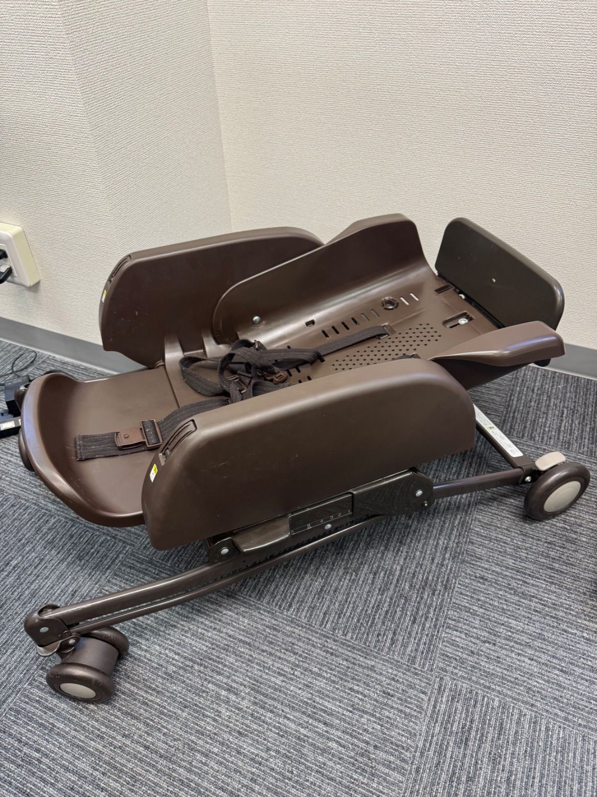 SALE】Aprica アップリカ ハイローチェア ブラウン クッション付き