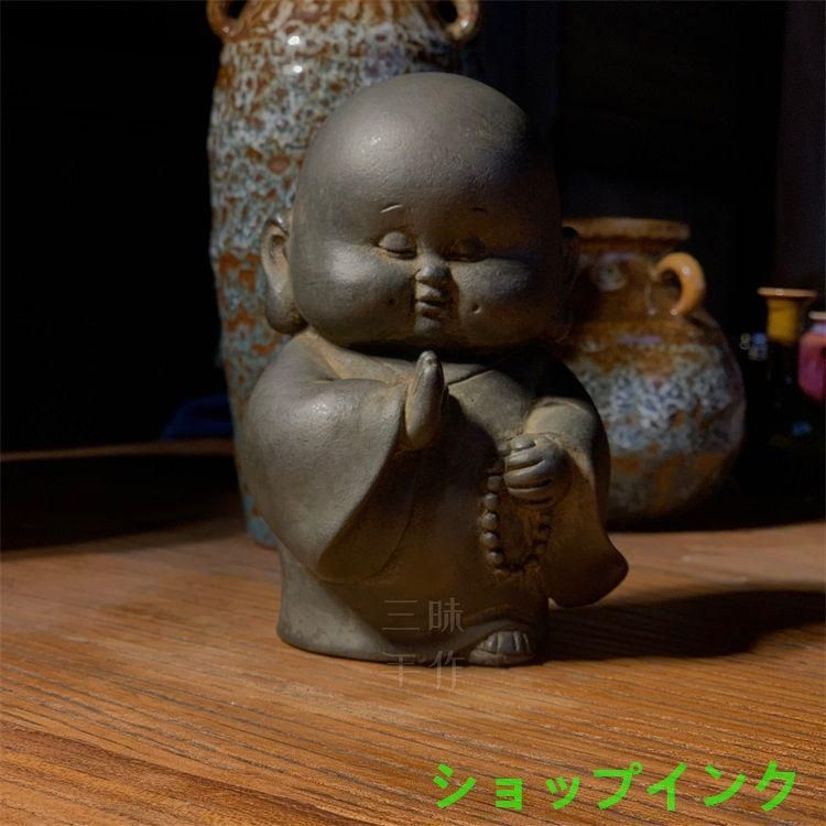 小坊主 仏教美術 装飾品 工芸品 美術品 置物 小坊主 仏教美術 装飾品 工芸品 美術品 置物 - メルカリ