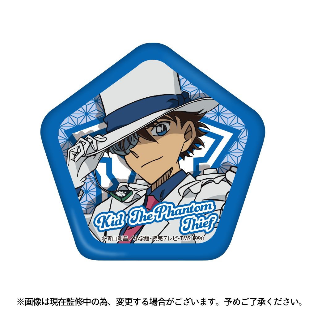 怪盗キッド コナン公式 名 探偵 コナン 缶 バッジ 名探偵コナン 公式