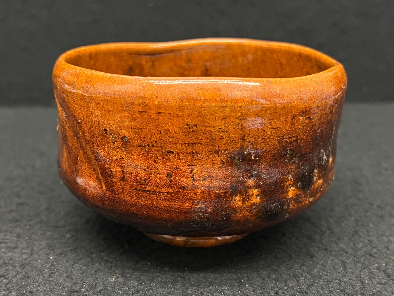 抹茶茶碗 赤茶碗 茶道具 茶碗 陶芸品 伝統陶芸品 茶道