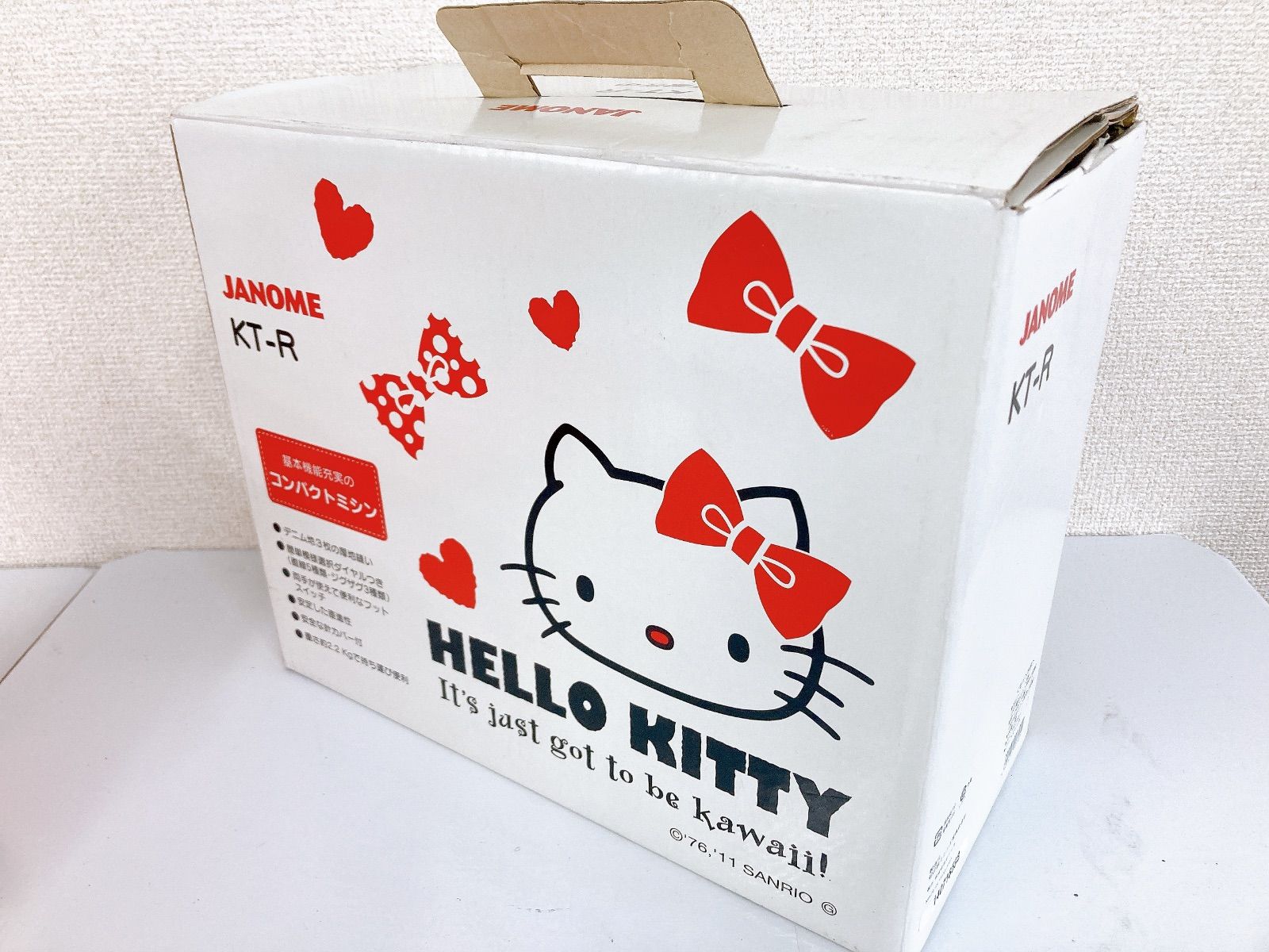 ○5【動作確認済】ジャノメ KT-R ハローキティ コンパクトミシン ○5【動作確認済】ジャノメ KT-R ハローキティ コンパクトミシン