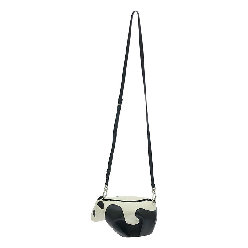 LOEWE | ロエベ | PANDA MINI BAG | パンダ レザー クロスボディバッグ | ブラック|ホワイト | レディース