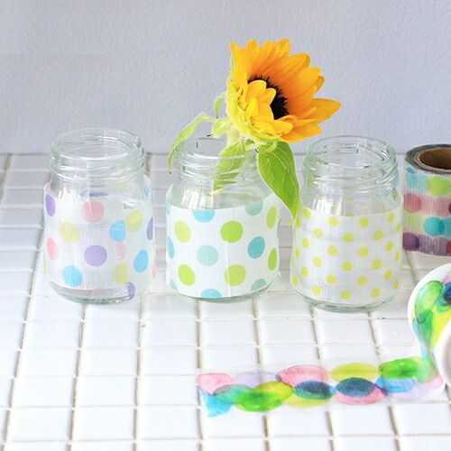  まとめ 小屋女子 養生テープ 透明ドット2 YJV-28 × その他 のり