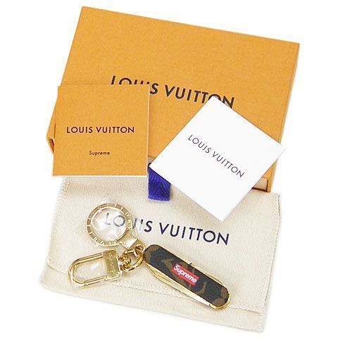 ルイ・ヴィトン　LOUIS VUITTON　シュプリーム　キーリング　ポケットナイフ　MP2071