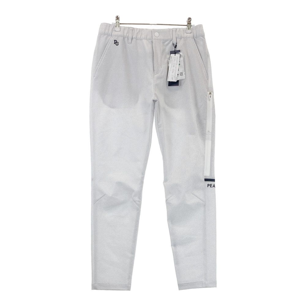 サイズ 2 PEARLY GATES パーリーゲイツ モデル ロングパンツ シアサッカー 総柄 グレー系 240101532593 ゴルフウェア レディース ストスト