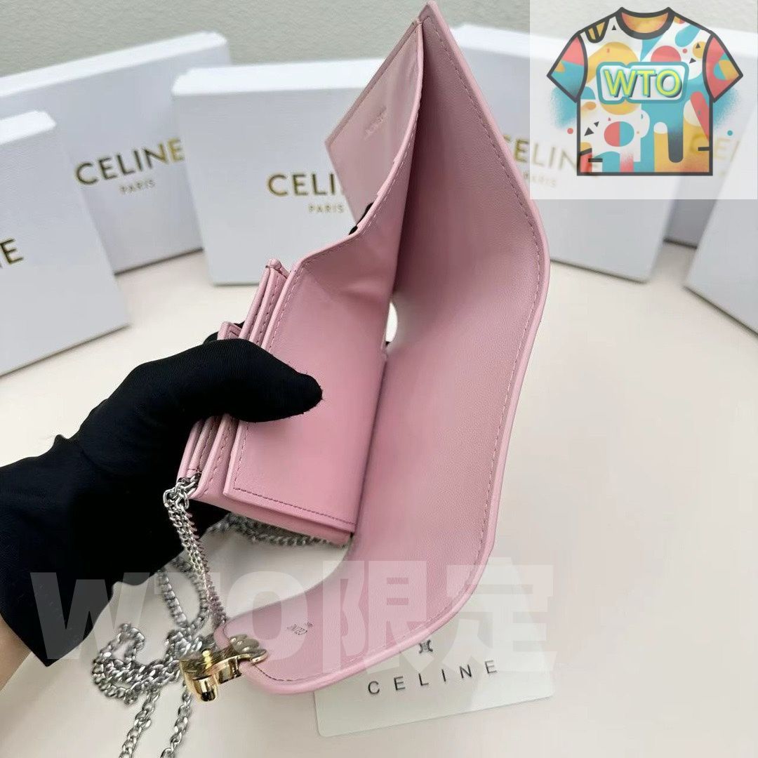 本日限定】?Celine トリオンフ チェーンウォレット 10783 ? 高級
