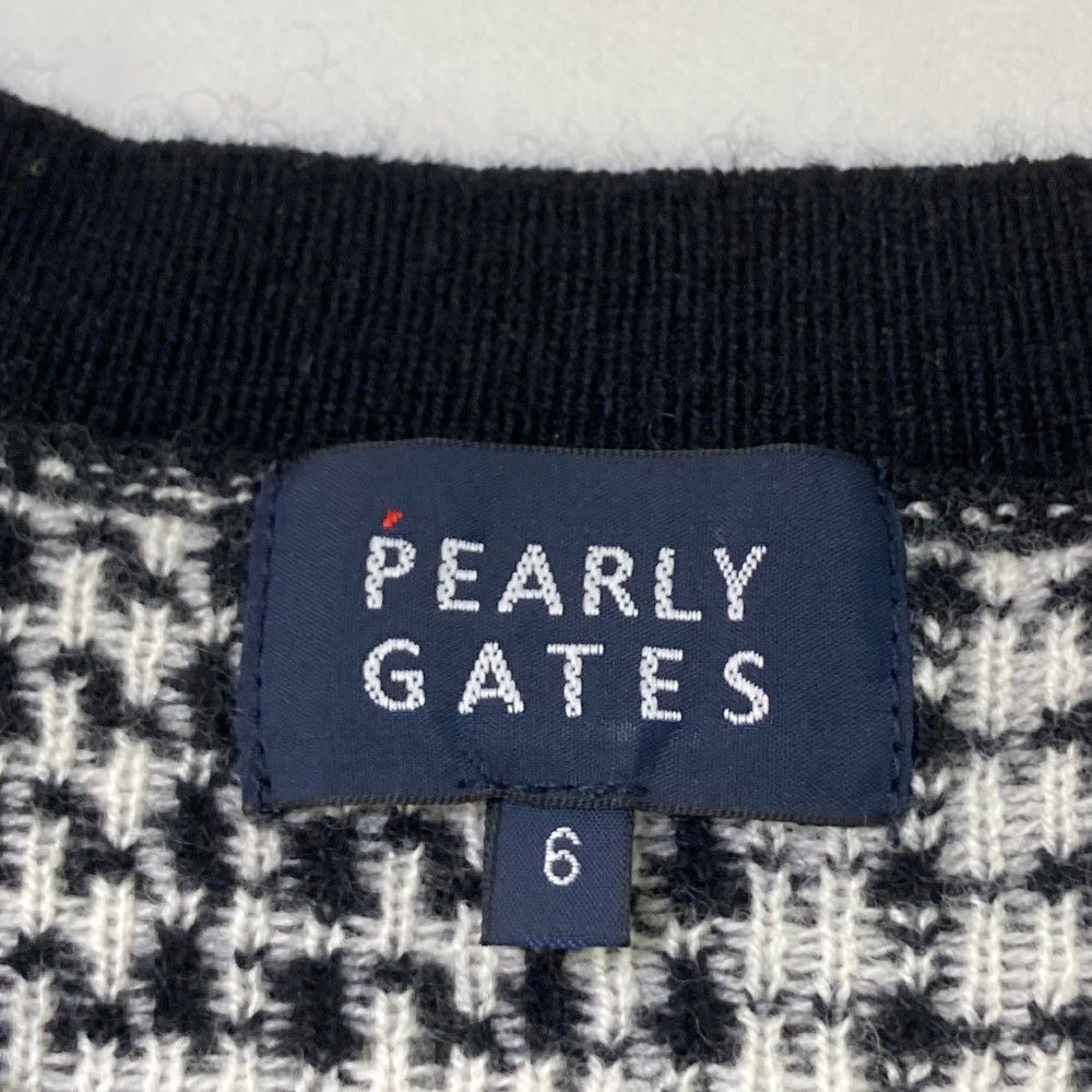 サイズ：5 PEARLY GATES パーリーゲイツ パイル地 長袖ニット