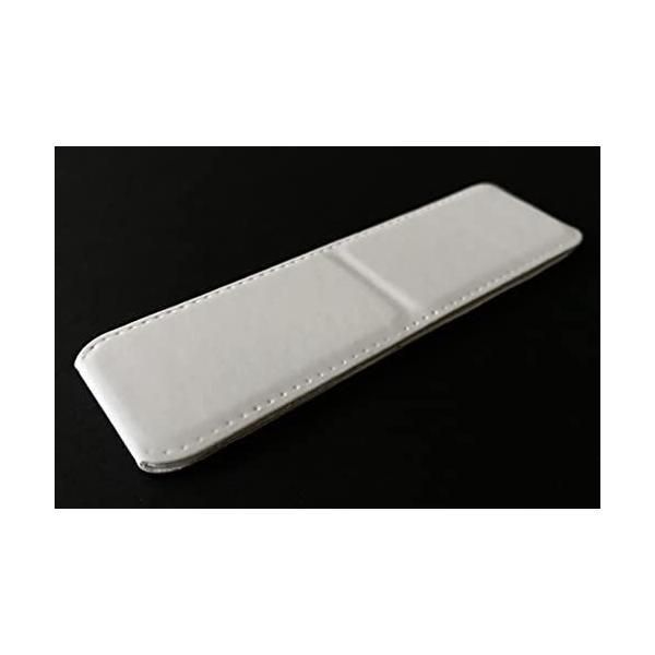 Access スマホバンド 落下防止 レザー仕上げ ホワイト AC17W