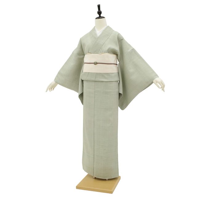 新古品】 紬 袷 着物 京都 しょうざん 生紬 未使用 正絹 草木染