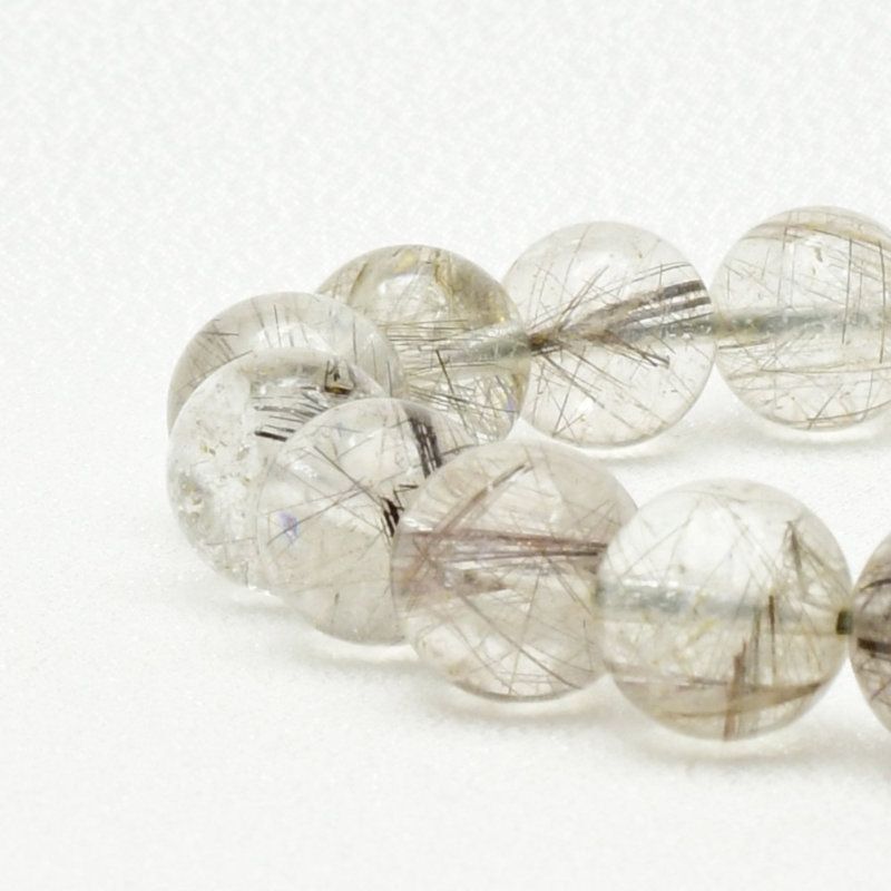 ★超透明・虹入り シルバールチルクォーツ　ブレスレット　銀針水晶 ☆超透明・虹入り シルバールチルクォーツブレスレット銀針水晶