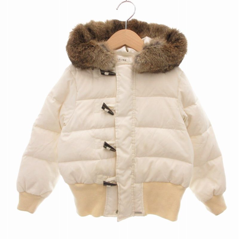 CELINE セリーヌ 子供用 コート ダウンジャケット ホワイト CELINE セリーヌ 子供用 コート ダウンジャケット ホワイト
