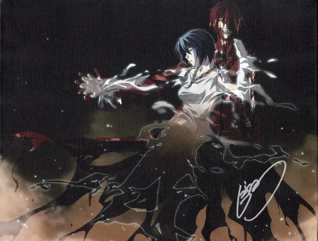 Dies irae コラボカフェ F6キャンバスアート Gユウスケ直筆