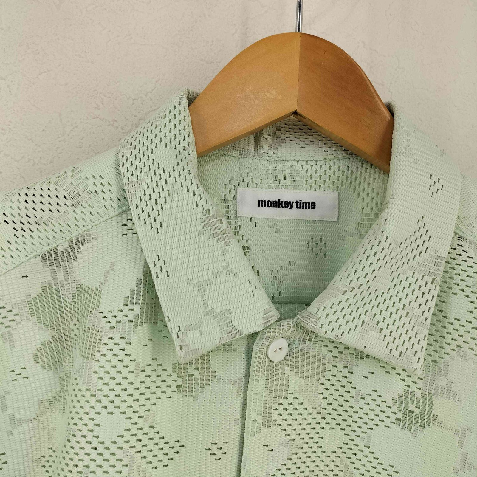 S.R　monkey time FLOWER LACE SHIRT S.R monkey time FLOWER LACE SHIRT MONKEY TIME（モンキー
