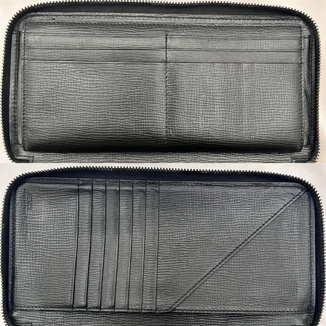 フェンディ ズッカ柄オーガナイザー ブラック PVC 長財布 WWW_SSLDF_COM
