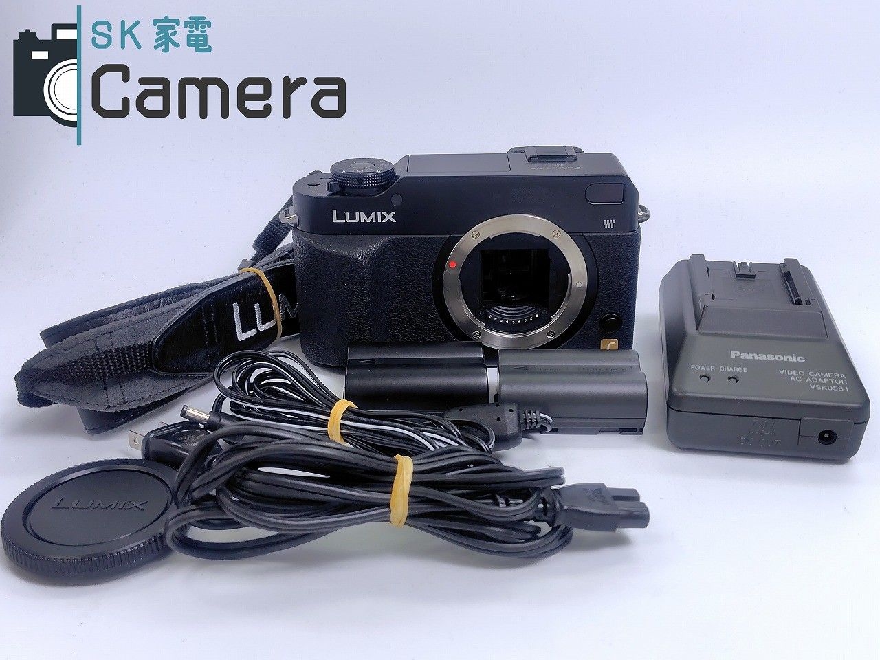 Panasonic LUMIX DMC-L1 DMW-BL14 VSK0581 ボディキャップ カプラー な電池付 パナソニック