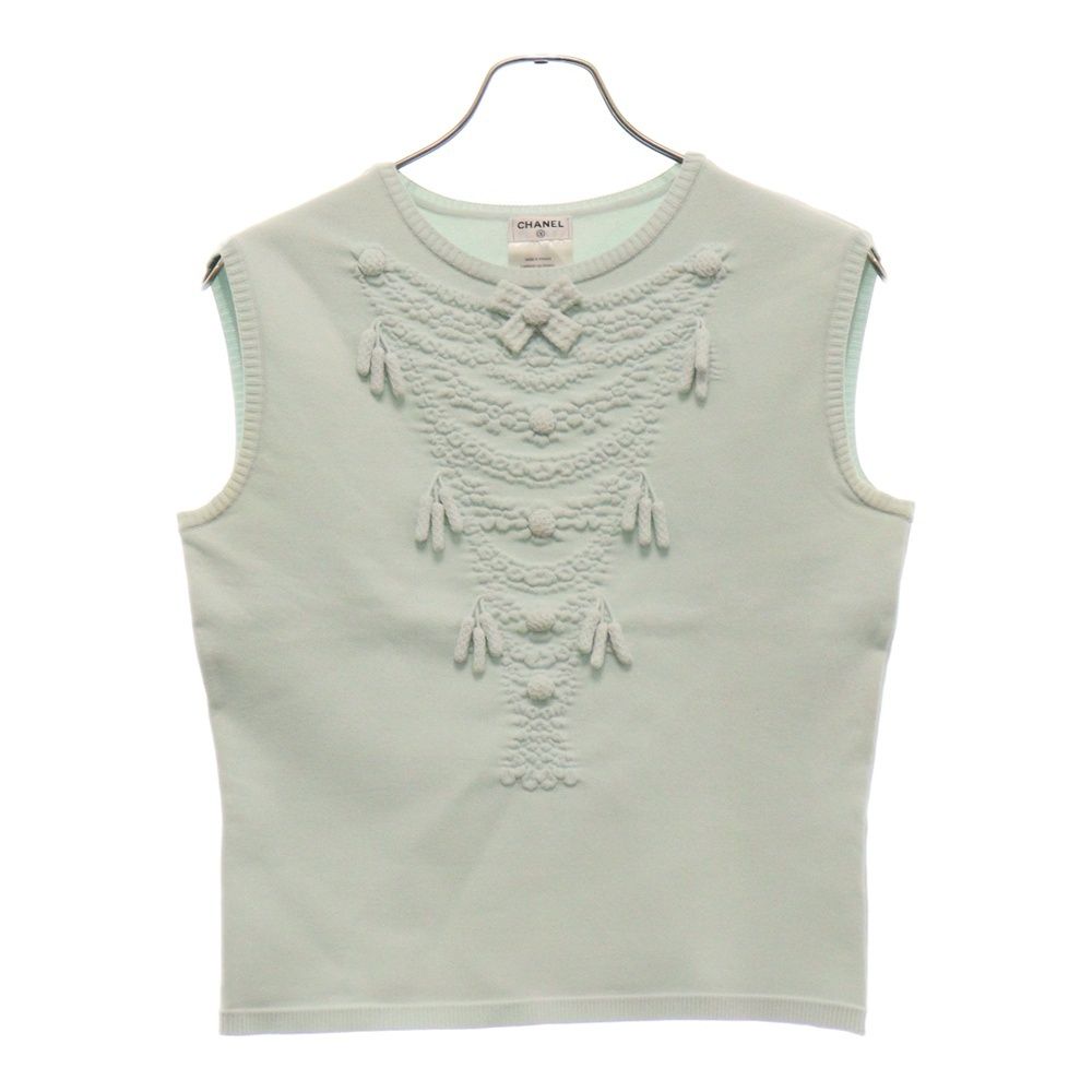 シャネル CHANEL ノースリーブ サマーリブニット 24121723.jpg