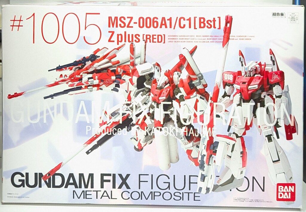 BANDAI GUNDAM FIX FIGURATION METAL COMPOSITE MSZ-006A1|C1 Bst Zプラス レッド 1005