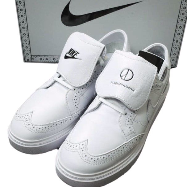 NIKE x PEACEMINUSONE ナイキ ピースマイナスワン 別注 KWONDO 1 クウォンド 1 DH2482-100  US8.5(26.5cm) WHITE/WHITE-WHITE BIGBANG G-DRAGON スニーカー シューズ