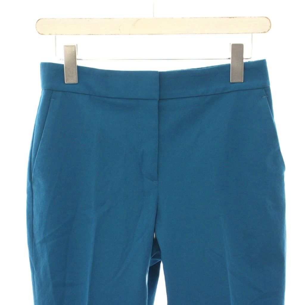 セオリーリュクス パンツスーツ SAXONY ノーカラー ストレッチ 42 40