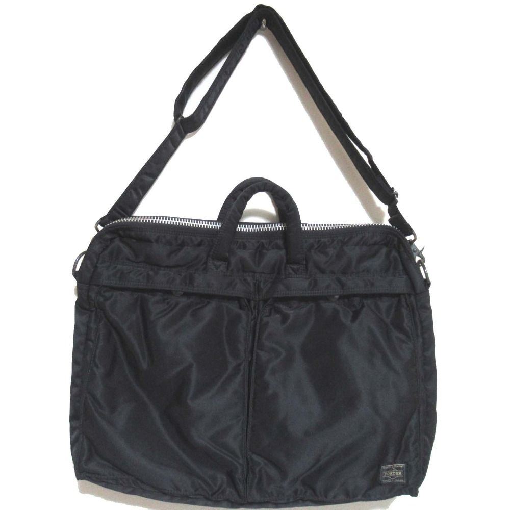 PORTER ポーター タンカー 2WAY ブリーフケース ビジネスバッグ ブラック メンズ 古着