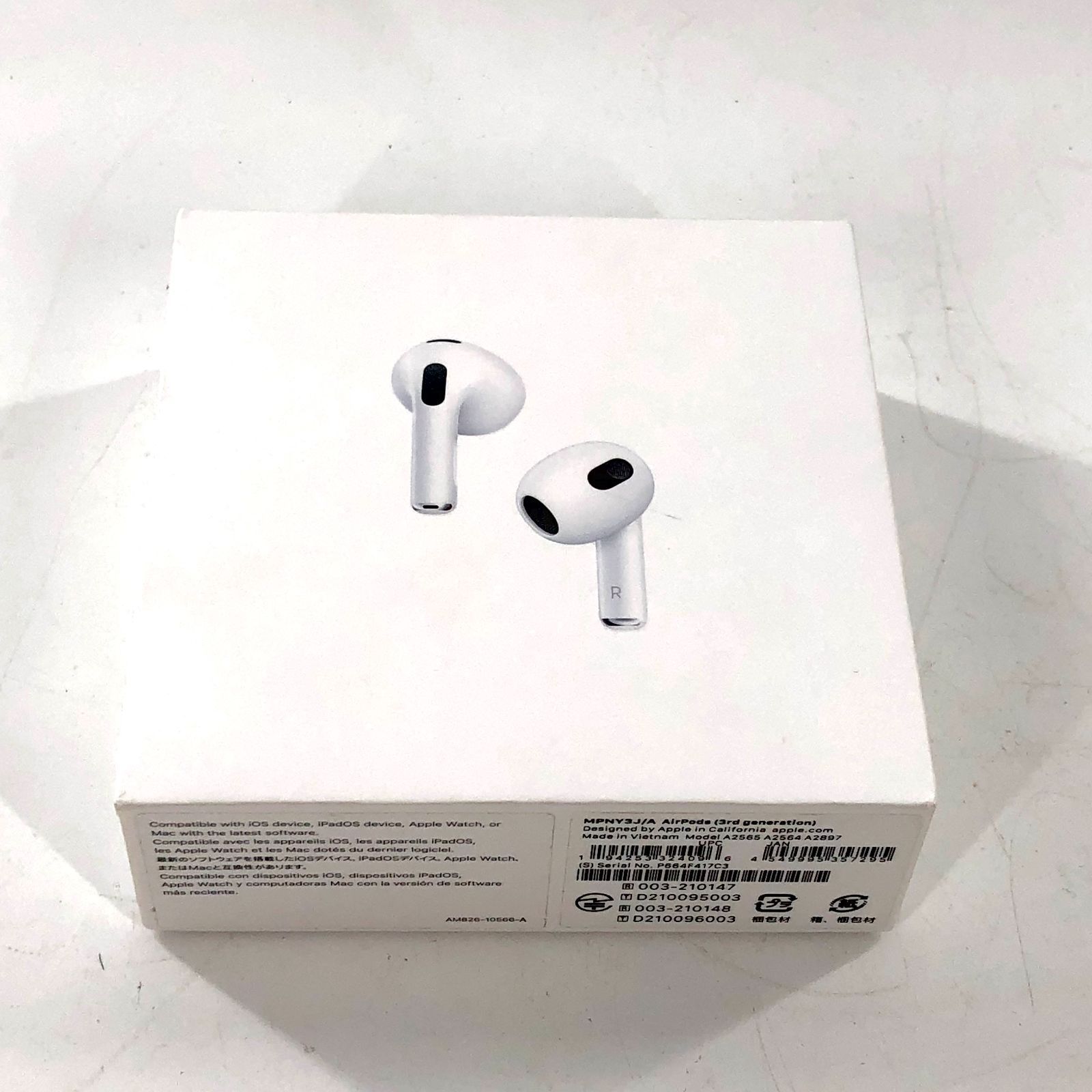 Apple アップル AirPods エアーポッズ MPNY3J/A 第3世代 Apple アップル AirPods エアーポッズ MPNY3J/A 第3世代