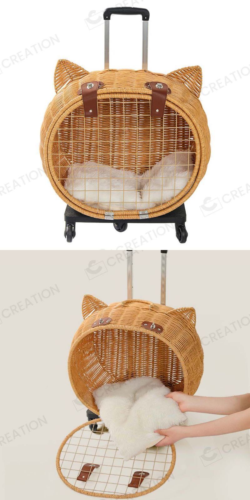 手作り籐かご