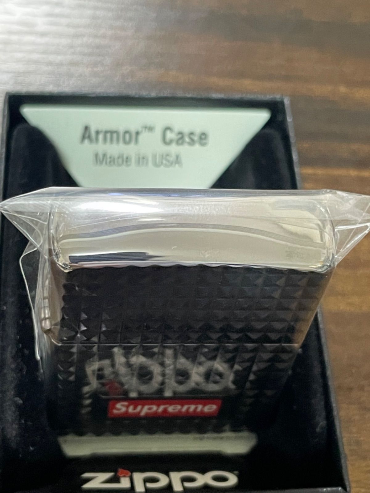 zippo シュプリーム シルバー ダイヤモンドカット armor 2017年
