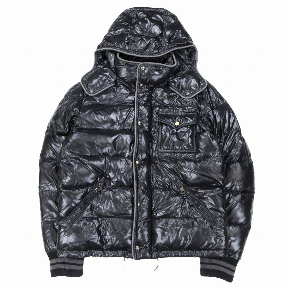 【美品】MONCLER BORROME ボローメ ダウンジャケットブラック モンクレール ダウンジャケット ボローメ ブラック2