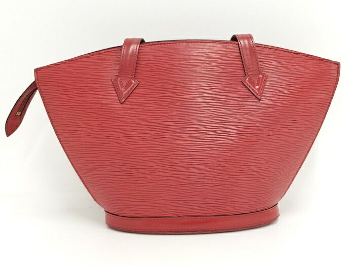 LOUIS VUITTON サンジャック ハンドバッグ エピ カスティリアンレッド