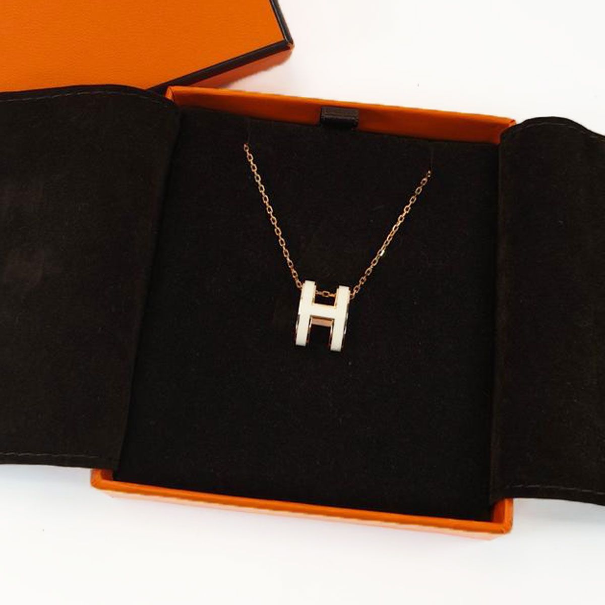 HERMES エルメス ポップアッシュ Hネックレス Hロゴ チョーカー 