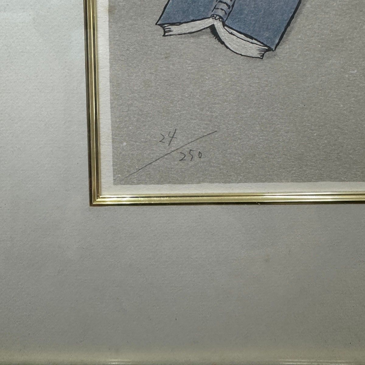 ○竹久夢二 リトグラフ 「春恋し」 24/250 画寸240×350mm