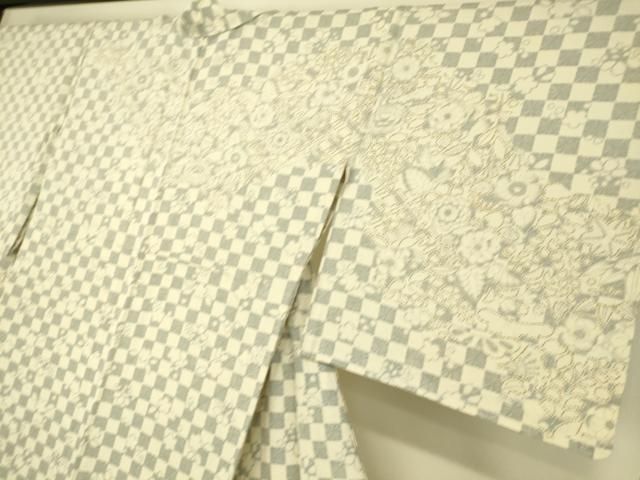 平和屋着物▽訪問着　単衣　辻が花　金彩　正絹　逸品　DAAS0491az 平和屋着物▽訪問着 単衣 辻が花 金彩 正絹 逸品 DAAS0491azの通販 by