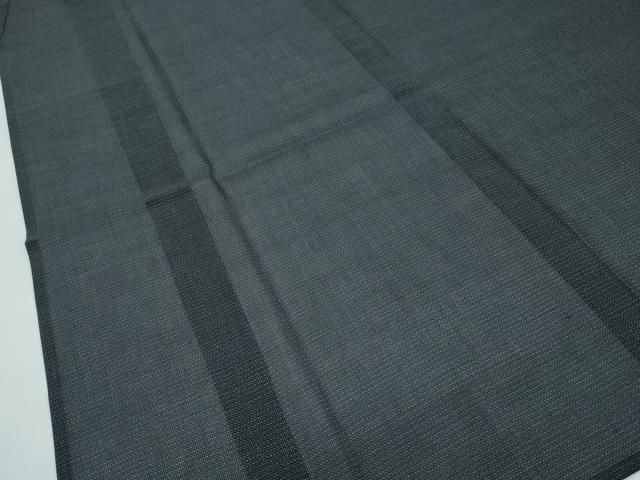 平和屋本店□極上 男性 夏物 本塩沢 夏塩沢 150亀甲 総詰め 濃紺 