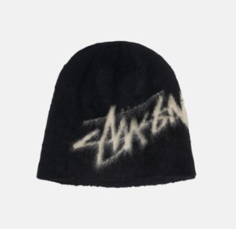 STUSSY(ステューシー) ニット帽 STUSSY BRUSHED OUT STOCK SKULL CAP