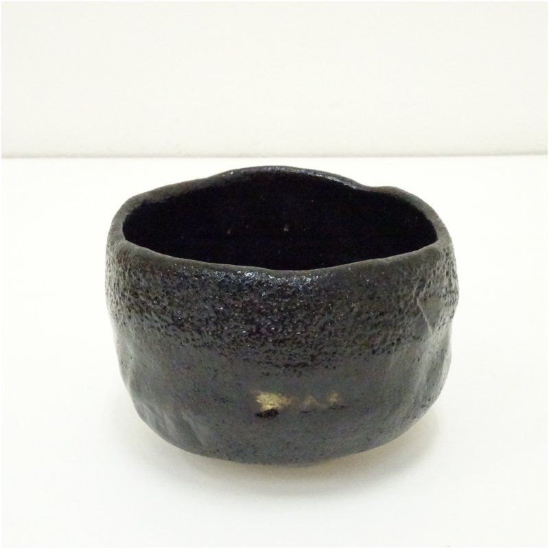 佐々木昭楽造 黒楽茶碗 銘 松籟 大徳寺 藤井誡堂書付 共箱 茶道 抹茶 おしゃれ 抹茶茶碗 抹茶碗 和食器 レトロ 茶器 骨董 茶わん 茶会 茶の湯 楽焼 11月 12月 10月 秋