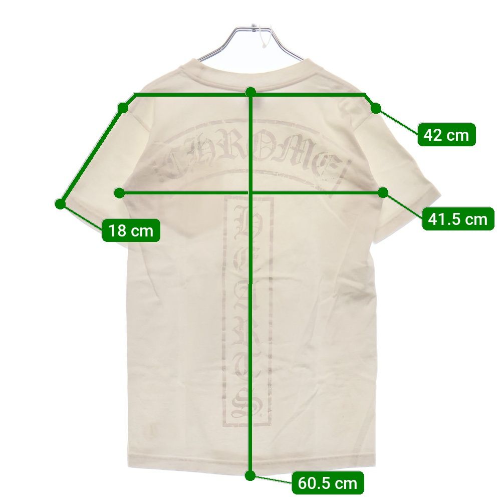 バックロゴプリント半袖Tシャツ