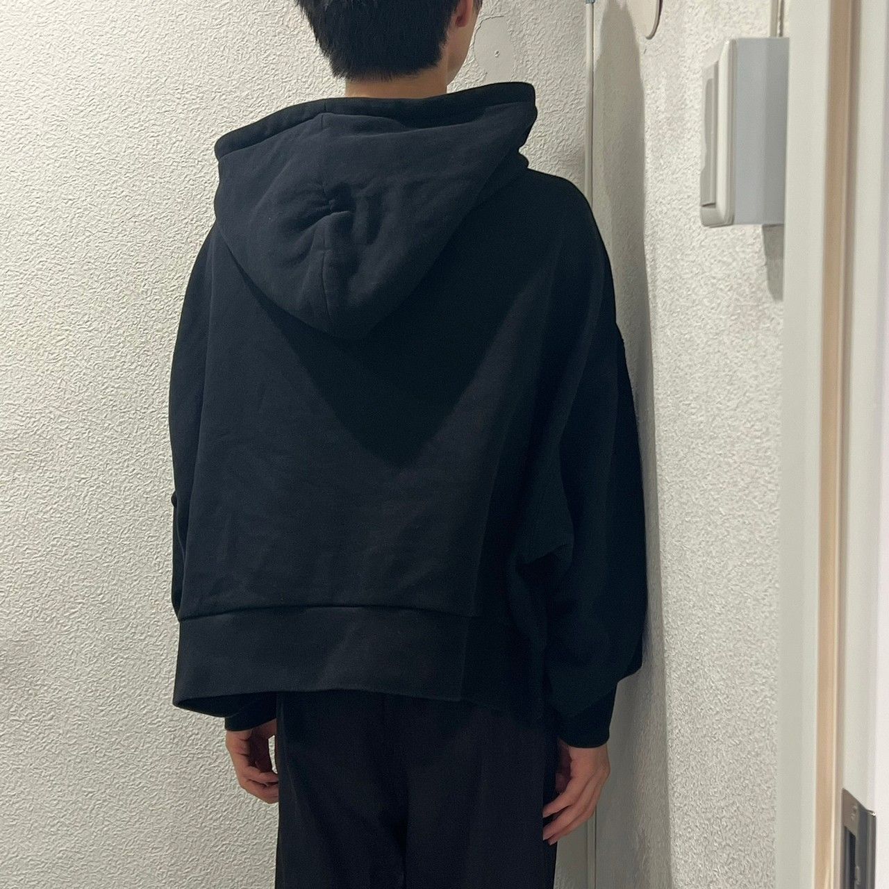 fax copy express ファックスコピーエクスプレス 短丈パーカー SIZE S 