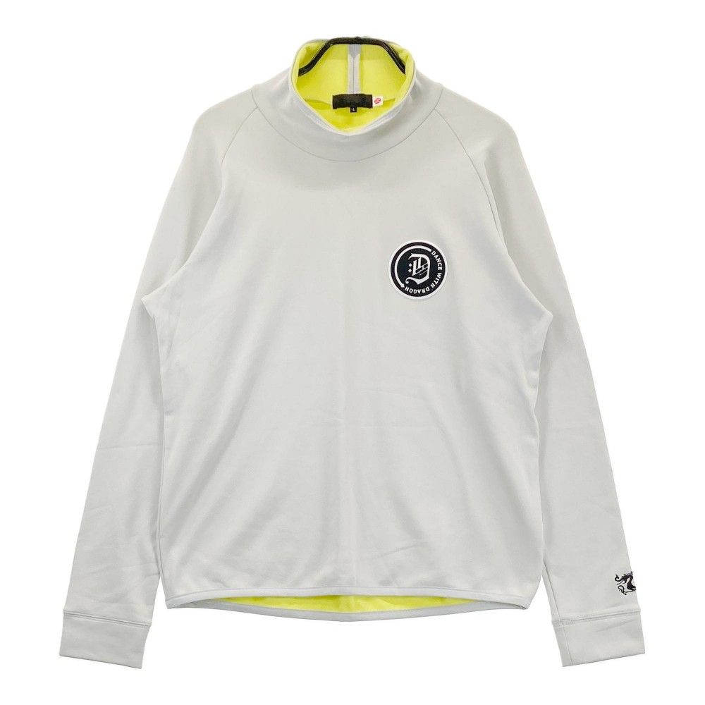 サイズ：4 DANCE WITH DRAGON ダンスウィズドラゴン  長袖ハイネックTシャツ  グレー系 [240101450962] ゴルフウェア メンズ ストスト サイズ：4 DANCE WITH DRAGON ダンスウィズドラゴン ハイネック