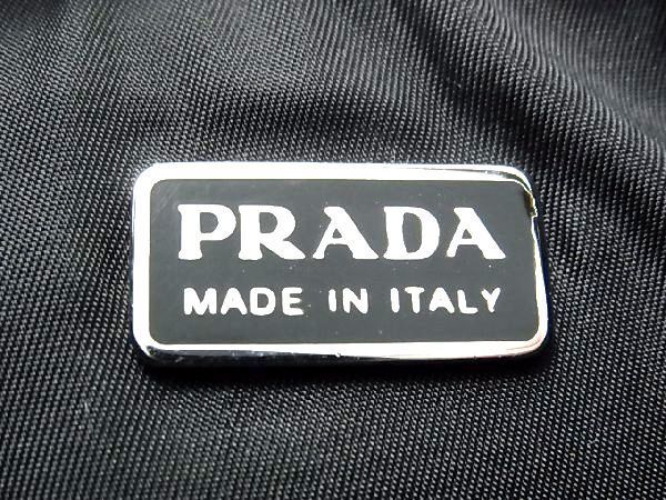 ■極美品■ PRADA プラダ ウール ワンハンドル ハンドバッグ ミニバッグ レディース グレー系 AV0172